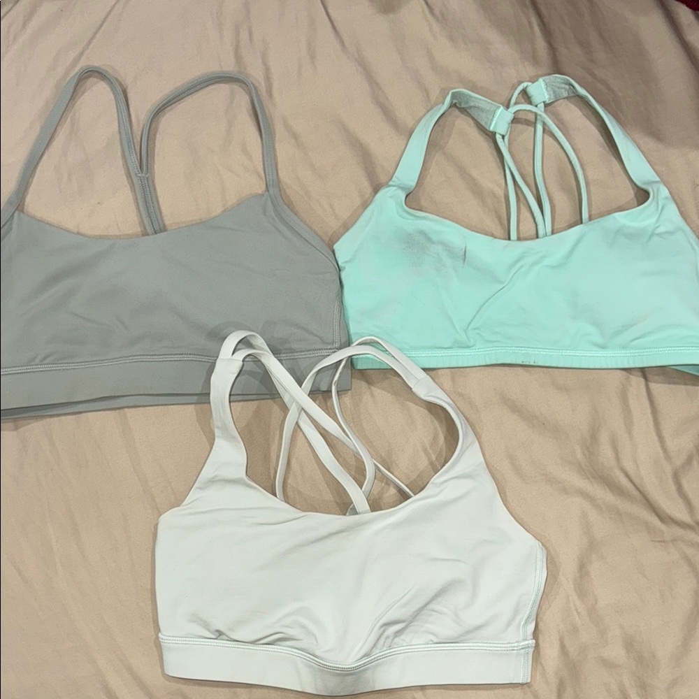 Lululemon athletica Sports Bras Green Set